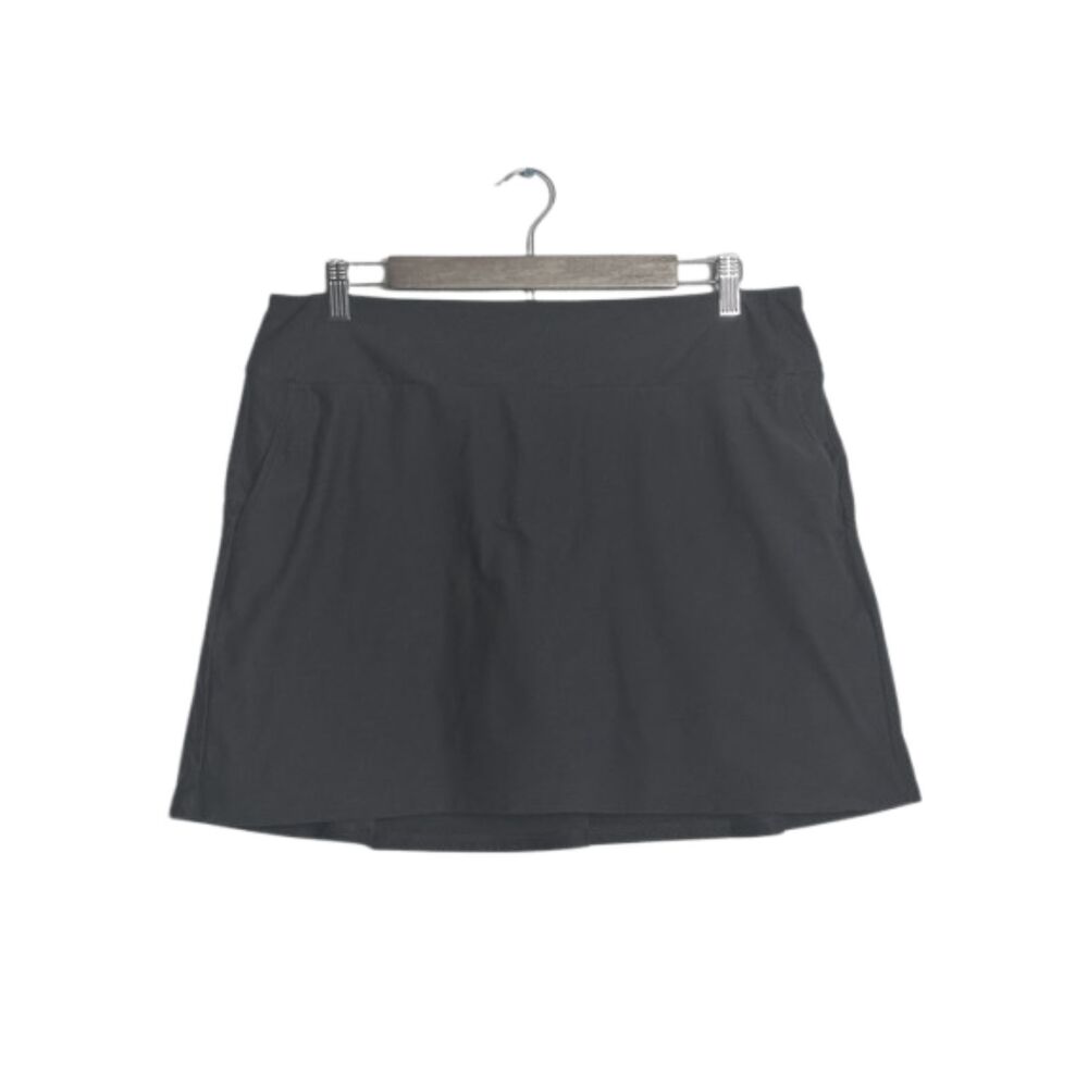 Under Armour Heatgear Tennis Skort Women Large Golf Pockets Active Stretch Black